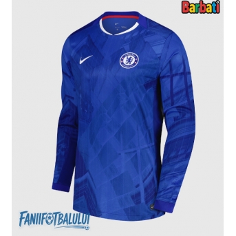 Chelsea Tricou Fotbal Replică 2025-26 Barbati Acasa Mâneci Lungi